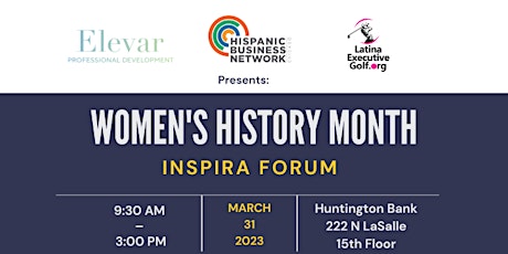 Women's History Month	 Inspira Forum   - Rewriting Herstory