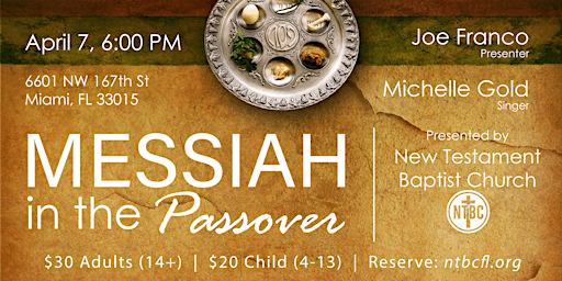 NTBC Passover Seder 2023