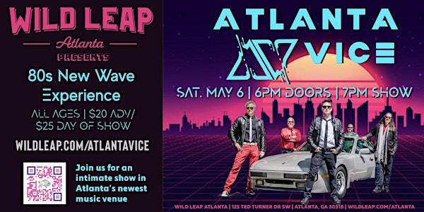 Atlanta Vice (80's New Wave Experience) at Wild Leap Atlanta