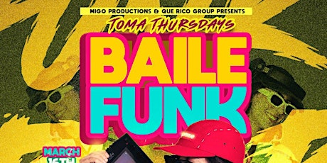 BAILE FUNK with DJ MARCELA BIONDO-TOMA THURSDAYS AT TWELVE