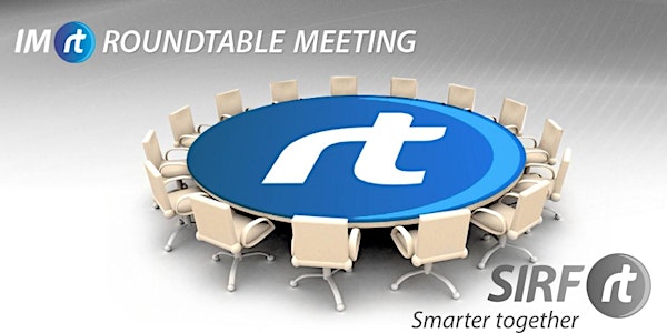 VICTAS SIRF IMRt Roundtable The Maintenance Manager's Toolbox