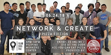 FilAm Creative presents "Network & Create" - Pizza Edition primary image