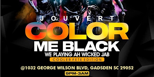 SCC J'OUVERT (COLOR ME BLACK) primary image