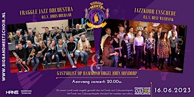 Bigband meets Choir! met Fraggle Jazz Orchestra en JazzKoor Enschede