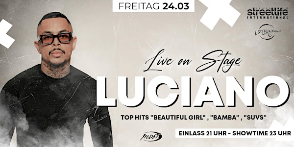 LUCIANO live | 18+ | Club Index | Schüttorf