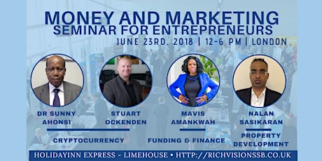 Mavis Amankwah's Money and Marketing Seminar For Entrepreneurs primary image