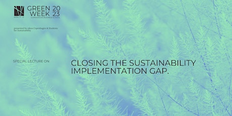 Closing the Sustainability Implementation Gap