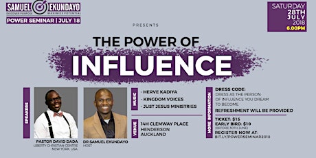POWER SEMINAR IV - The Power of Influence primary image