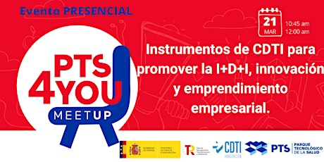 Imagem principal do evento Instrumentos de CDTI para promover la I+D+I, innovación y emprendimiento em