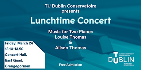 Music for Two Pianos a Lunchtime Concert