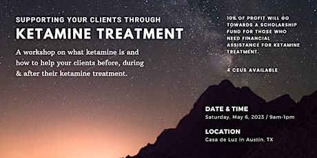 Supporting Your Clients Through Ketamine Treatment