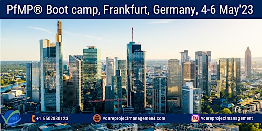 PfMP Certification Training | Frankfurt, Germany – vCare Project Management