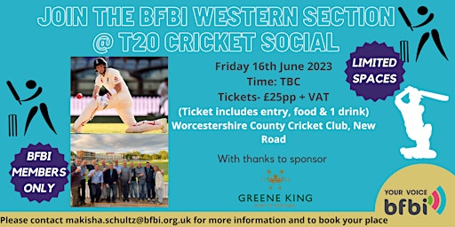BFBi Western Section T20 Cricket Social