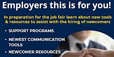 In preparation for the job fair learn about new tools & resources to assist