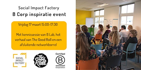 Primaire afbeelding van Het Social Impact Factory B Corp event