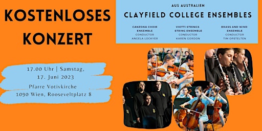 Free Concert from Australia Clayfield College primary image