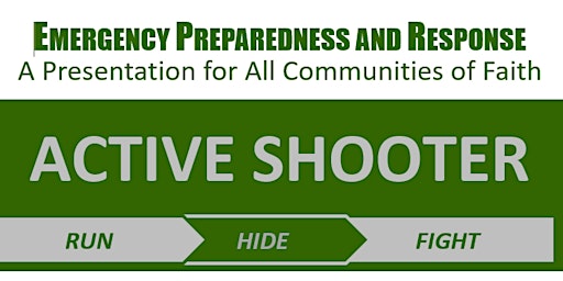 Emergency Preparedness and Response for Houses of Worship