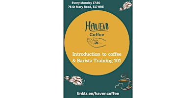 Imagem principal do evento Introduction to Coffee and Barista Training 101
