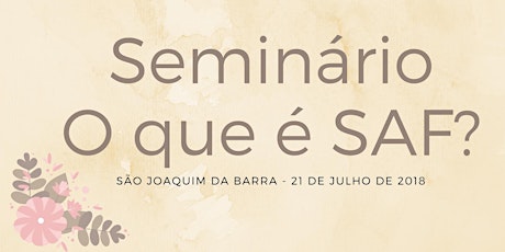 Imagem principal do evento Seminário SAF
