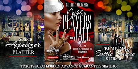 Divas & Players Ball (Second Edition) BOMBAY Ultra Lounge