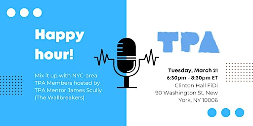 The Podcast Academy NYC happy hour!