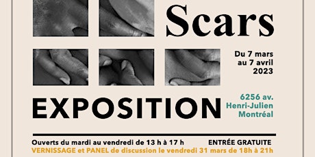 Vernissage de l'exposition Scars et Panel de discussion