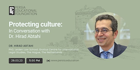 Protecting Culture: In Conversation with Dr. Hirad Abtahi primary image