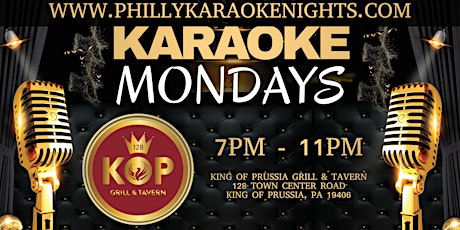 Monday Karaoke at KOP Grill & Tavern (King Of Prussia - Montgomery County)