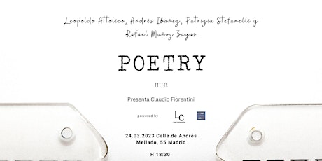 Poetry Hub: El festival de poesía permanente (II encuentro)