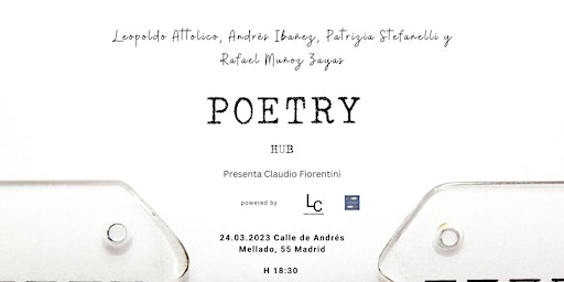 Poetry Hub: El festival de poesía permanente (II encuentro)