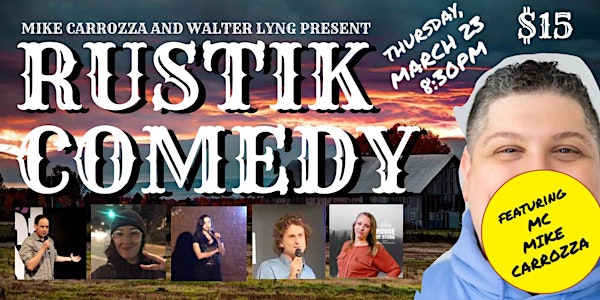 RUSTIK COMEDY - MONTREAL STAND-UP SHOWCASE IN NDG!