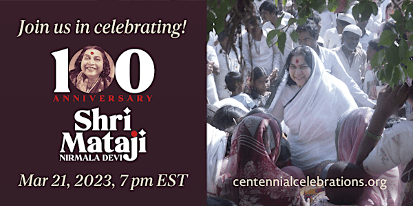 Meditation & Live Music - Celebrating the 100th Anniversary of Shri Mataji