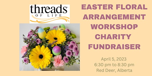 Easter Floral Arrangement Workshop Charity Fundraiser