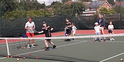 Free October Tennis Sessions in Retford Ages 7-16 with breakfast & lunch primary image