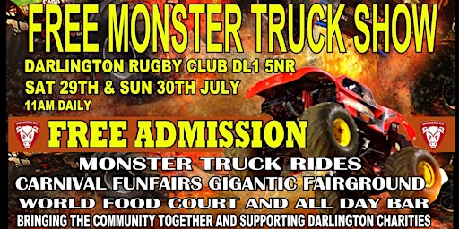 Darlington Free Monster Truck Show with FREE admission