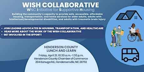 WISH Collaborative  Henderson County Lunch & Learn Kickoff