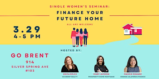 Single Women's Seminar: Finance Your Future Home