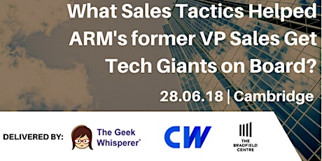 Hauptbild für What Sales Tactics Helped ARM's Former VP Sales Get Tech Giants on Board?