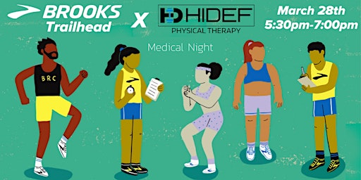 Brooks Trailhead x HIDEF Physical Therapy Medical Night