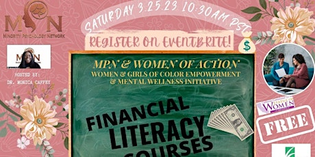 MPN & WOMEN OF ACTION FREE FINANCIAL LITERACY COURSES