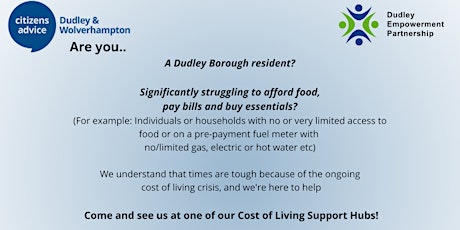 Cost of Living Support Hub - Provision House