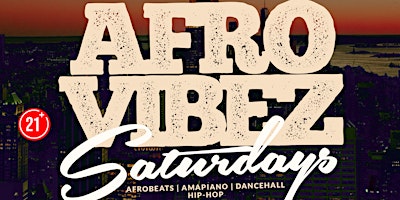 Imagem principal do evento Afrovibez Saturdays