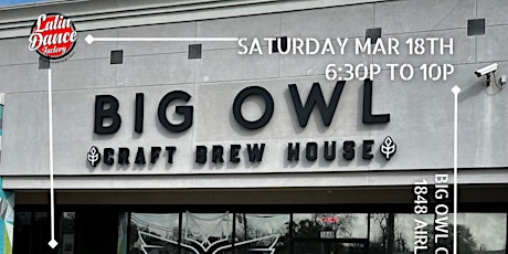 Pop up Party: Salsa Night Party at Big Owl Craft Brew House ! 3/18