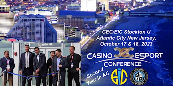 Casino Esport Conference / Esports Innovation Center, Atlantic City, NJ.