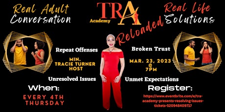 TRA ACADEMY - PRESENTS - RESOLVING ISSUES