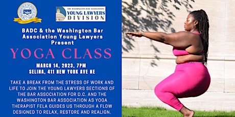 Imagem principal do evento Young Lawyers Yoga Class