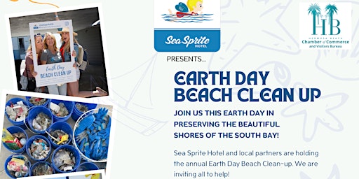 Earth Day Beach Clean Up Hosted by Sea Sprite Hotel