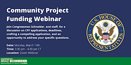 Community Project Funding (CPF) Webinar primary image