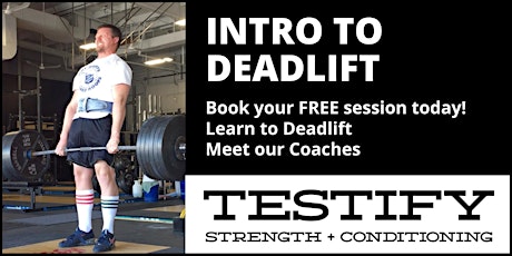 Free Intro to Deadlift Session! primary image