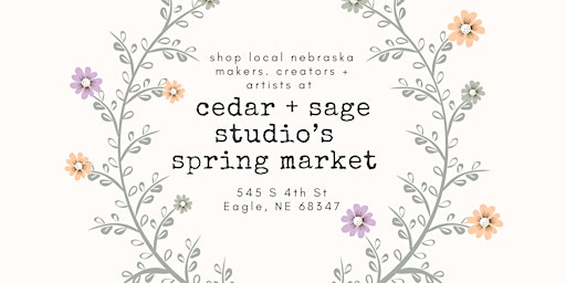 Cedar + Sage Studio's Spring Market
